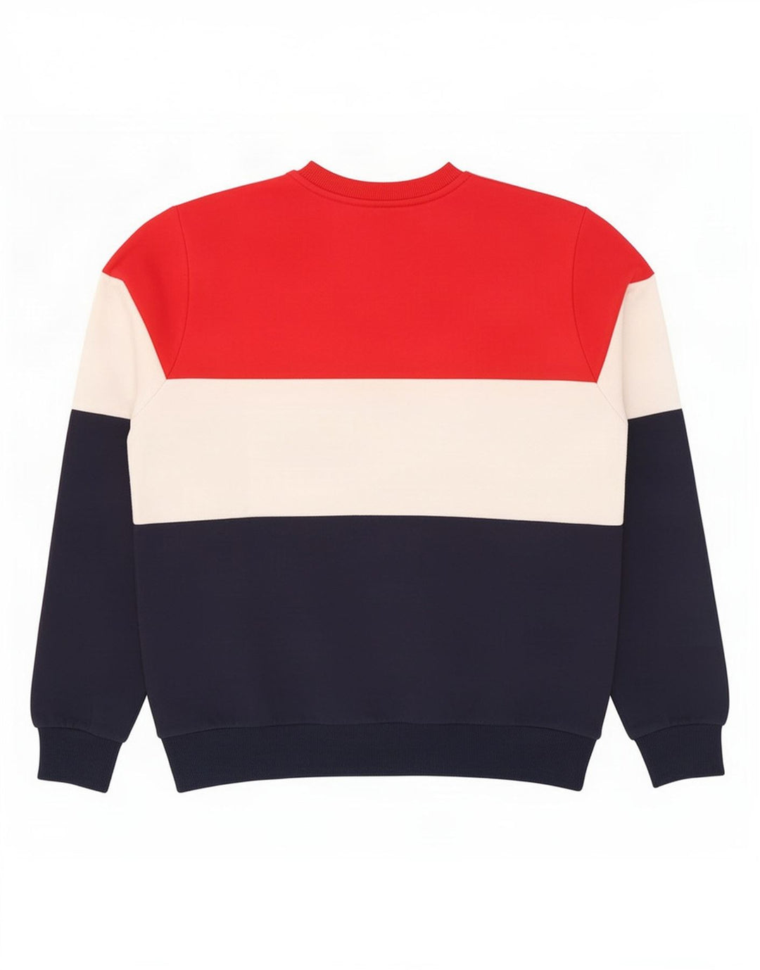 Fila Womens Sweatshirt Jumper UK 12 Medium Multicoloured Colourblock