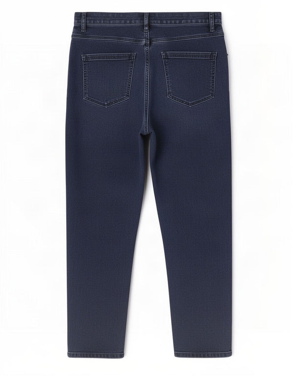 Rohan Womens Capri Jeans UK 10 Small W28 L22 Navy Blue Cotton