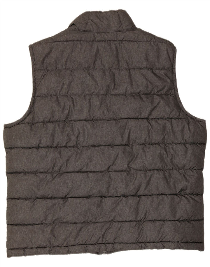 Gap Mens Padded Gilet UK 42 XL Grey Polyester