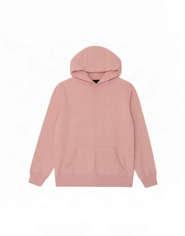 Crew Clothing Womens Hoodie Jumper UK 12 Medium Pink Cotton