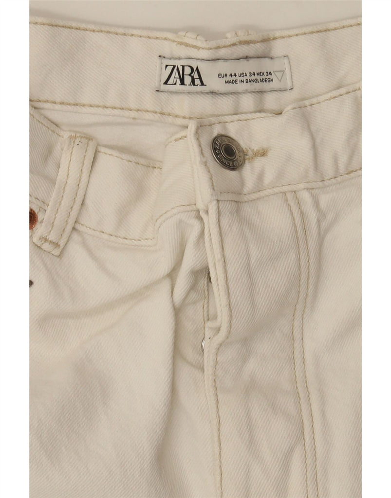 ZARA Mens Cropped Jeans EU 44 Large W34 L24 White Vintage Zara and Second-Hand Zara from Messina Hembry 