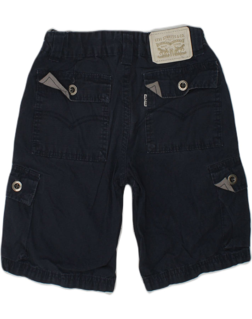 LEVI'S Boys Cargo Shorts 6-7 Years W22 Navy Blue Cotton | Vintage Levi's | Thrift | Second-Hand Levi's | Used Clothing | Messina Hembry 