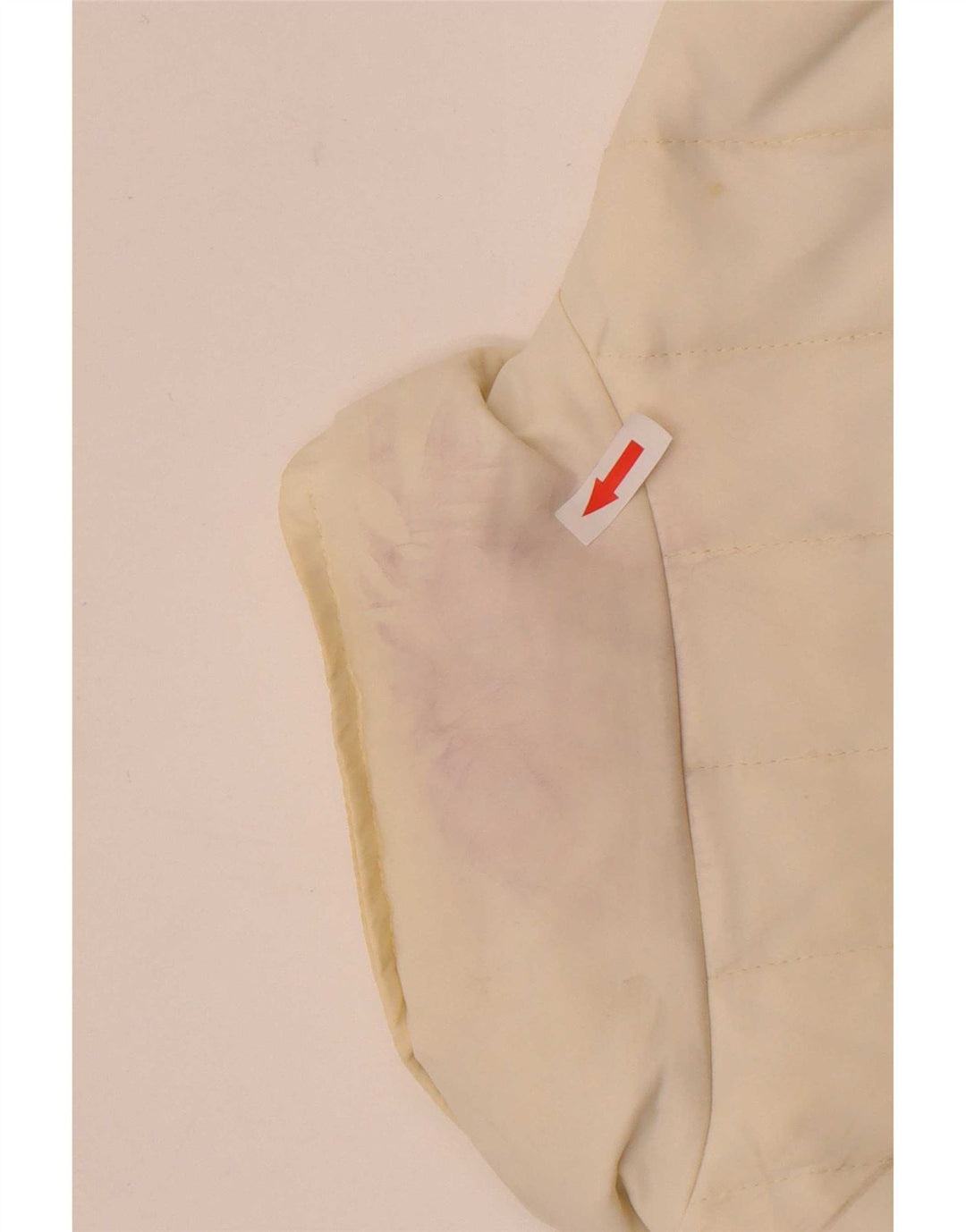 Asics Womens Padded Gilet UK 18 XL Off White Nylon