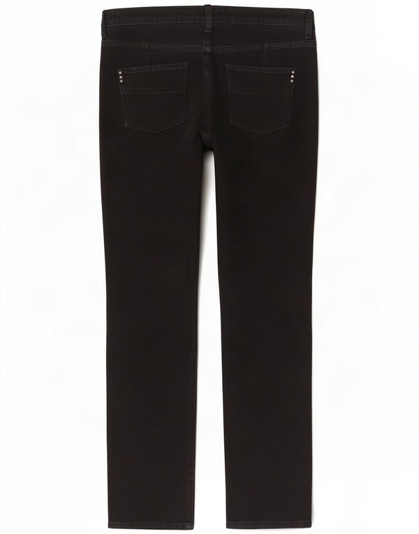 Marks & Spencer Womens Autograph Straight Jeans UK 14 Large W32 L30 Black