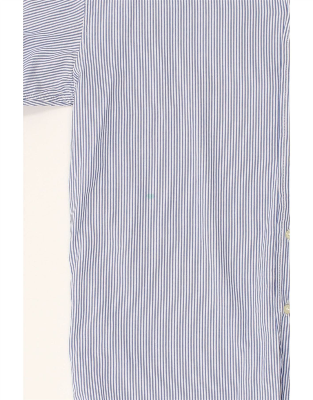 FILA Mens Shirt Medium Blue Pinstripe Cotton Vintage Fila and Second-Hand Fila from Messina Hembry 