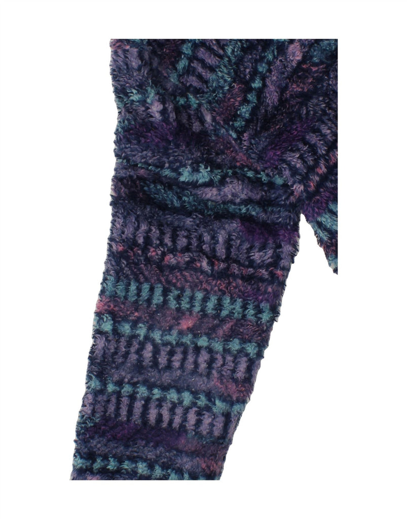 EDDIE BAUER Girls Fleece Jacket 10-11 Years Medium  Multicoloured Striped Vintage Eddie Bauer and Second-Hand Eddie Bauer from Messina Hembry 