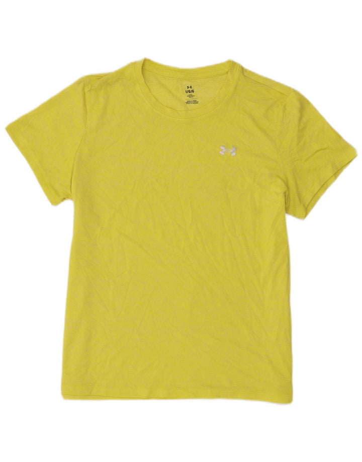 Under Armour Mens T-Shirt Top Large Yellow