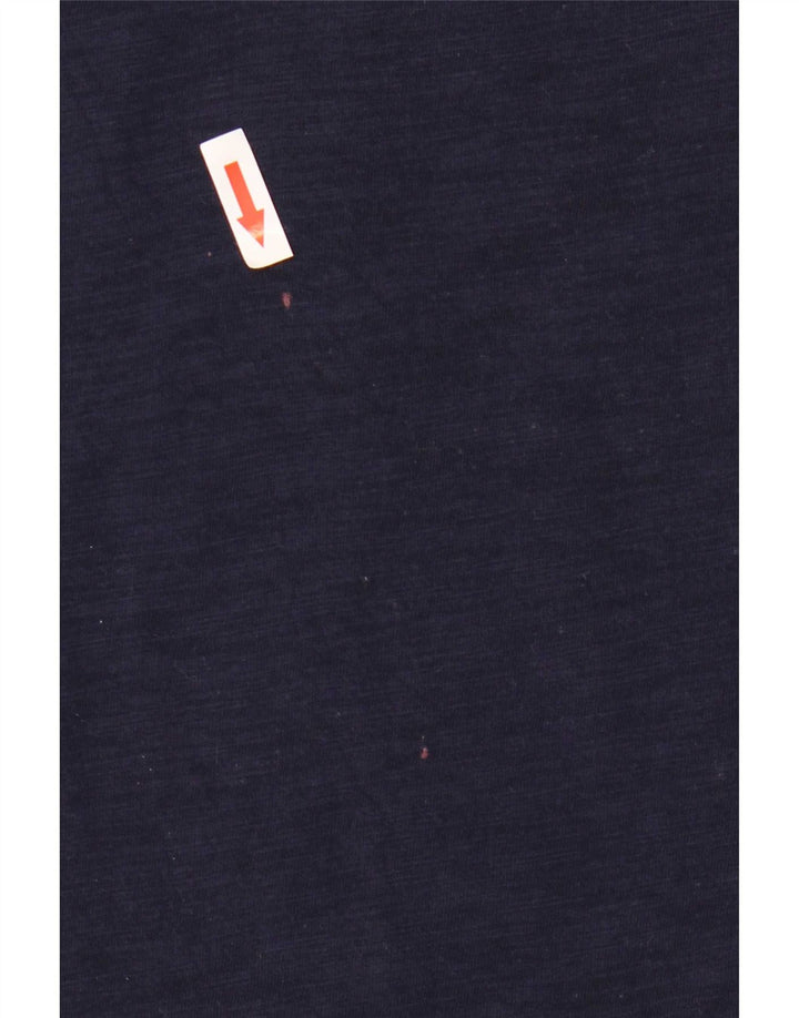 Gap Womens T-Shirt Top UK 12 Medium Navy Blue Cotton