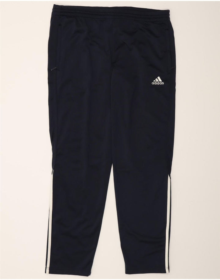 Adidas Mens Tracksuit Trousers UK 40/42 Medium  Navy Blue Polyester