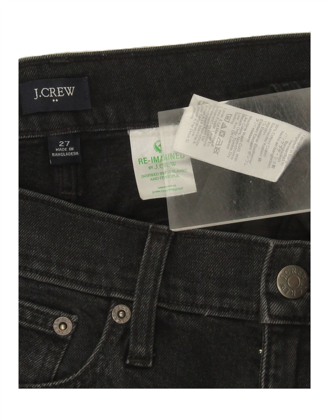 J. CREW Womens Denim Shorts W27 Small  Black Cotton Vintage J. Crew and Second-Hand J. Crew from Messina Hembry 