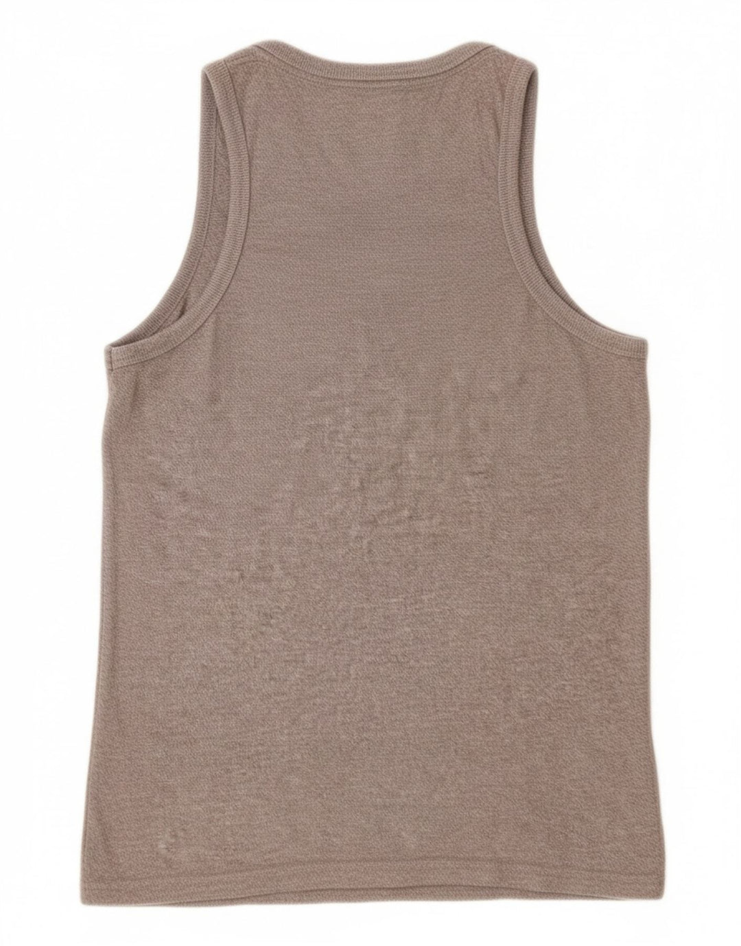 Superdry Mens Graphic Vest Top Small Grey Flecked Cotton