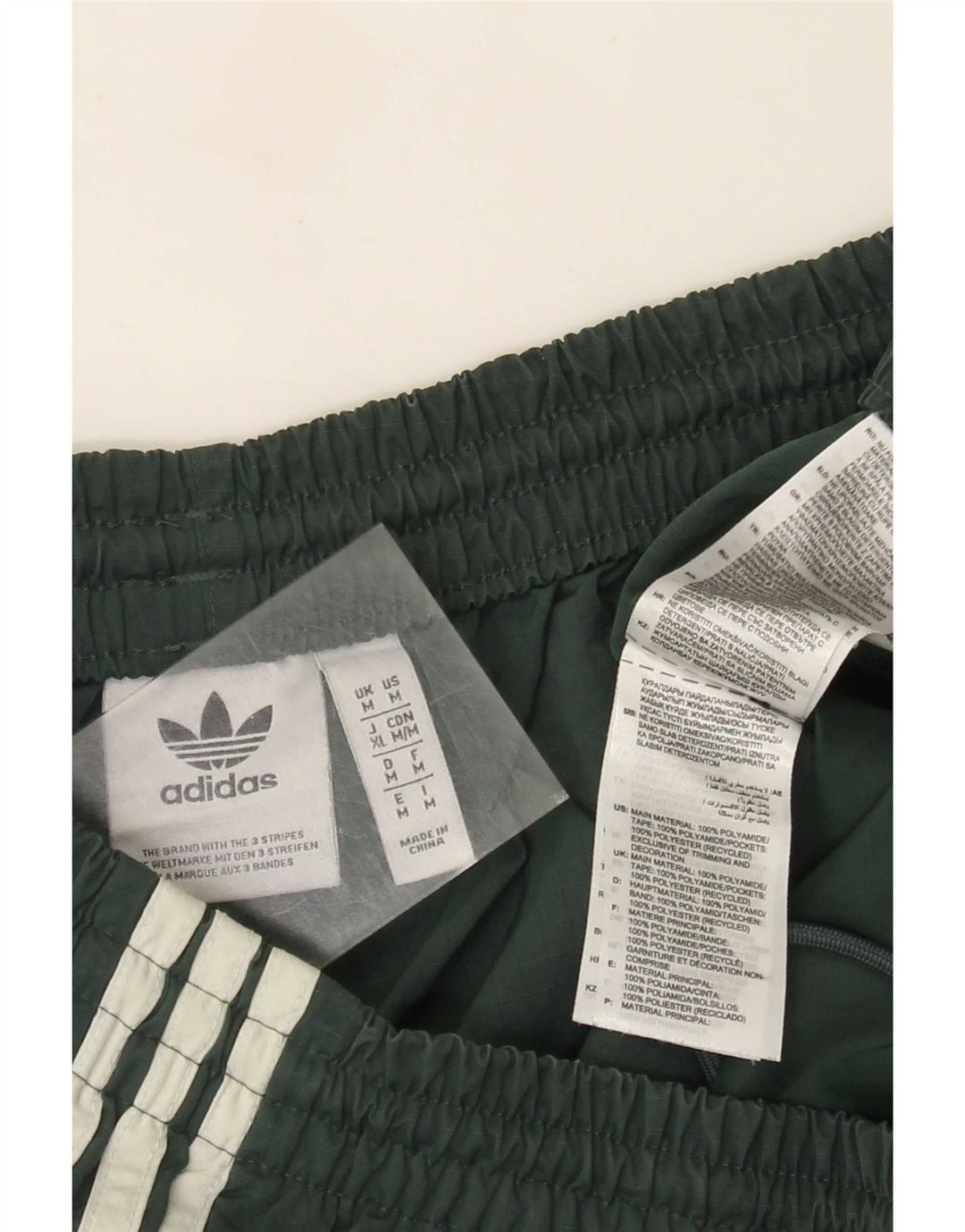 Adidas Mens Cargo Tracksuit Trousers Medium Green Polyamide