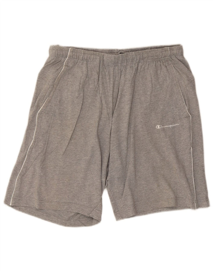 Champion Mens Sport Shorts Large Grey Flecked