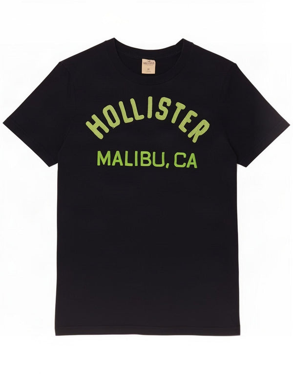 Hollister Mens Malibu Graphic T-Shirt Top Medium Navy Blue Cotton