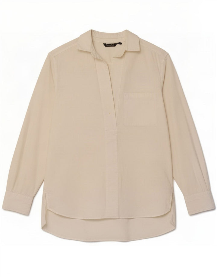 Massimo Dutti Womens Pullover Shirt EU 38 Small White
