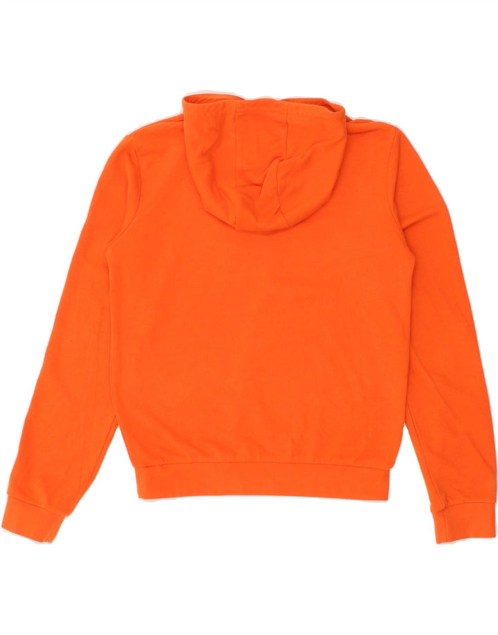 KAPPA Boys Graphic Hoodie Jumper 13-14 Years Orange Vintage Kappa and Second-Hand Kappa from Messina Hembry 