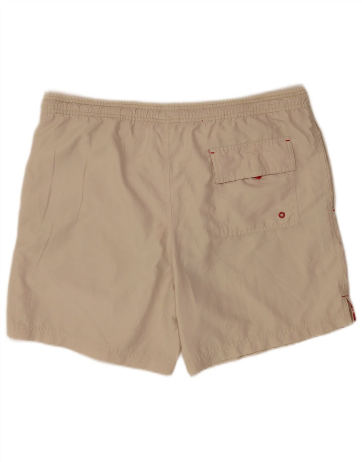Marks & Spencer Mens Blue Harbour Swimming Shorts Medium  Beige Polyester