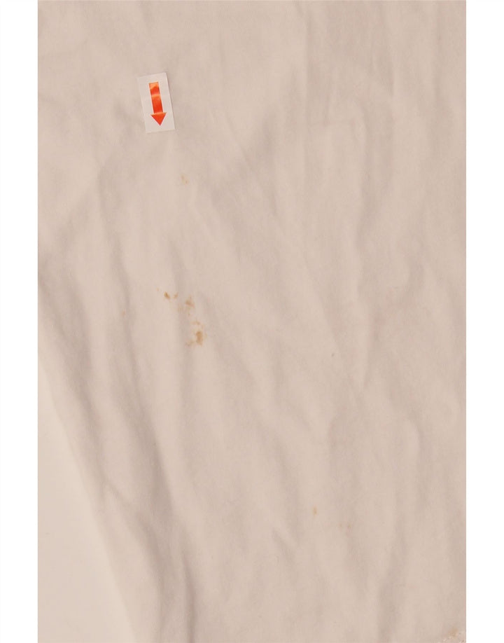Timberland Mens Graphic T-Shirt Top Large White Cotton