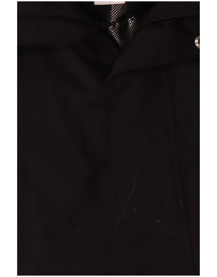 Columbia Mens Hooded Windbreaker Jacket UK 36 Small Black Polyester