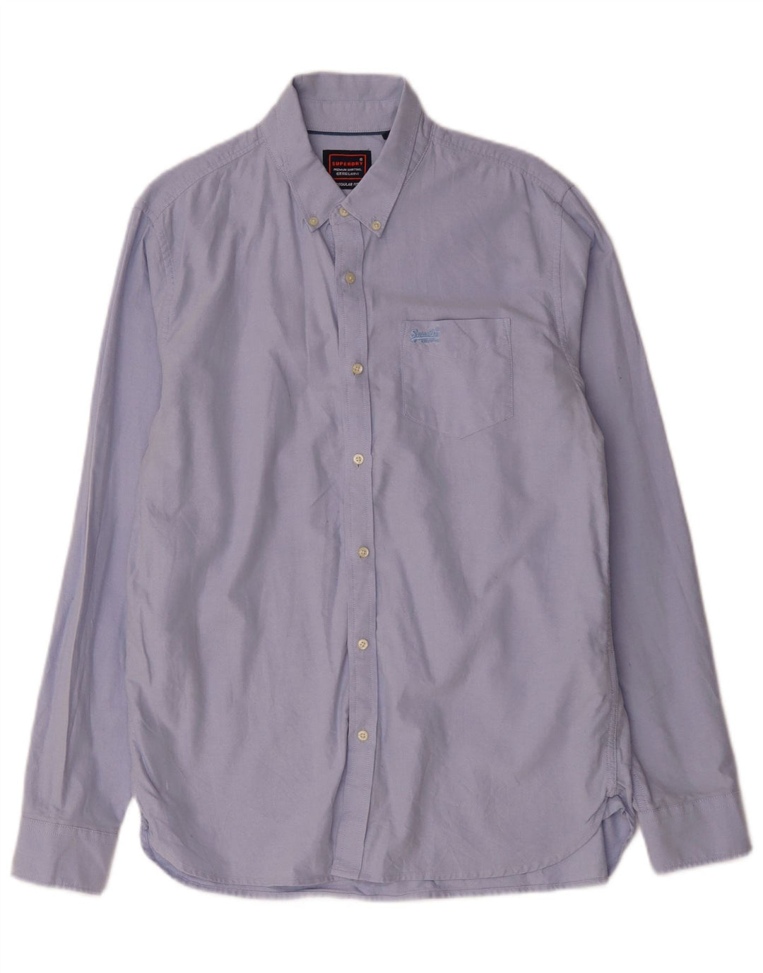 Superdry Mens Shirt XL Blue Cotton