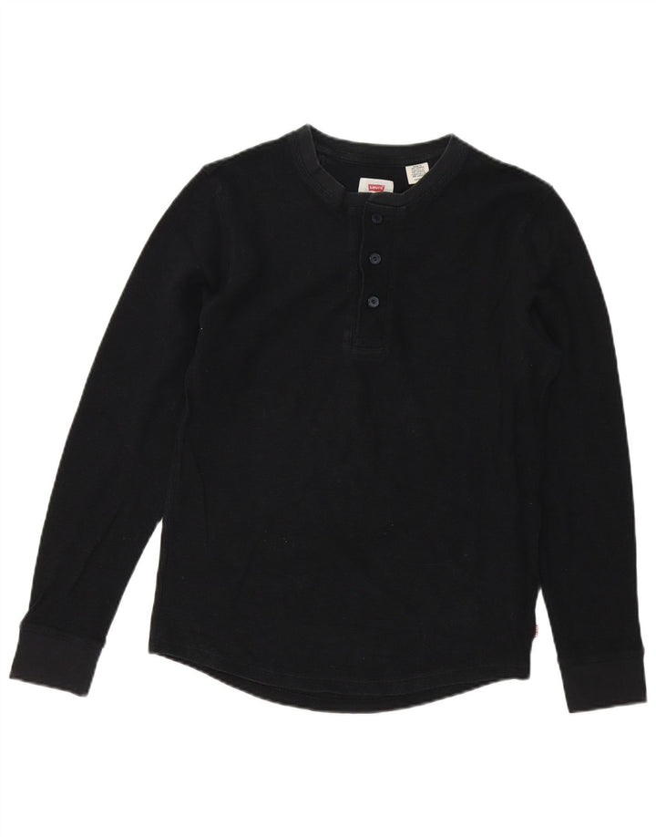Levi's Mens Top Long Sleeve XS Black Cotton