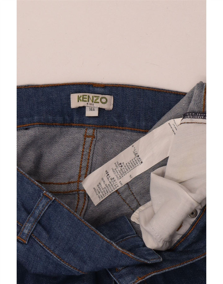 Kenzo Boys Denim Shorts 13-14 Years W28  Blue Cotton