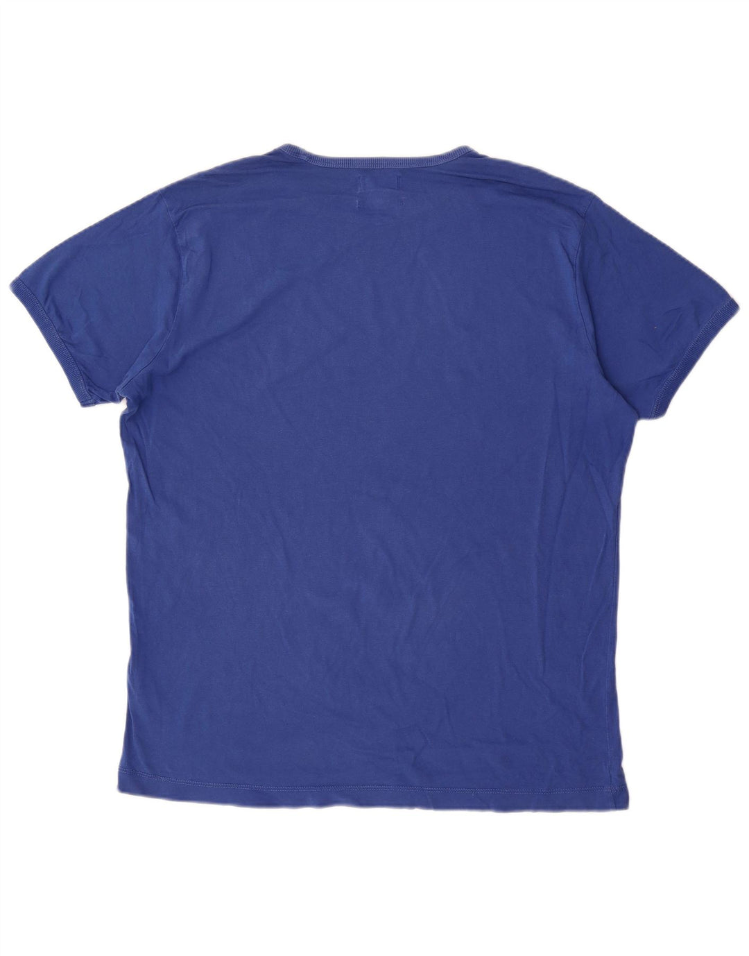 Diesel Mens Regular Fit Graphic T-Shirt Top XL Blue
