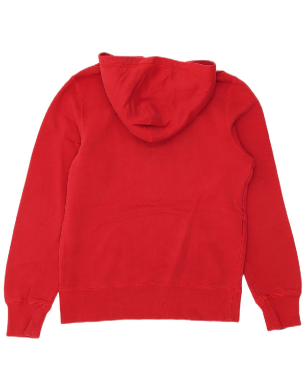 Nike Mens Graphic Hoodie Jumper Small Red Cotton
