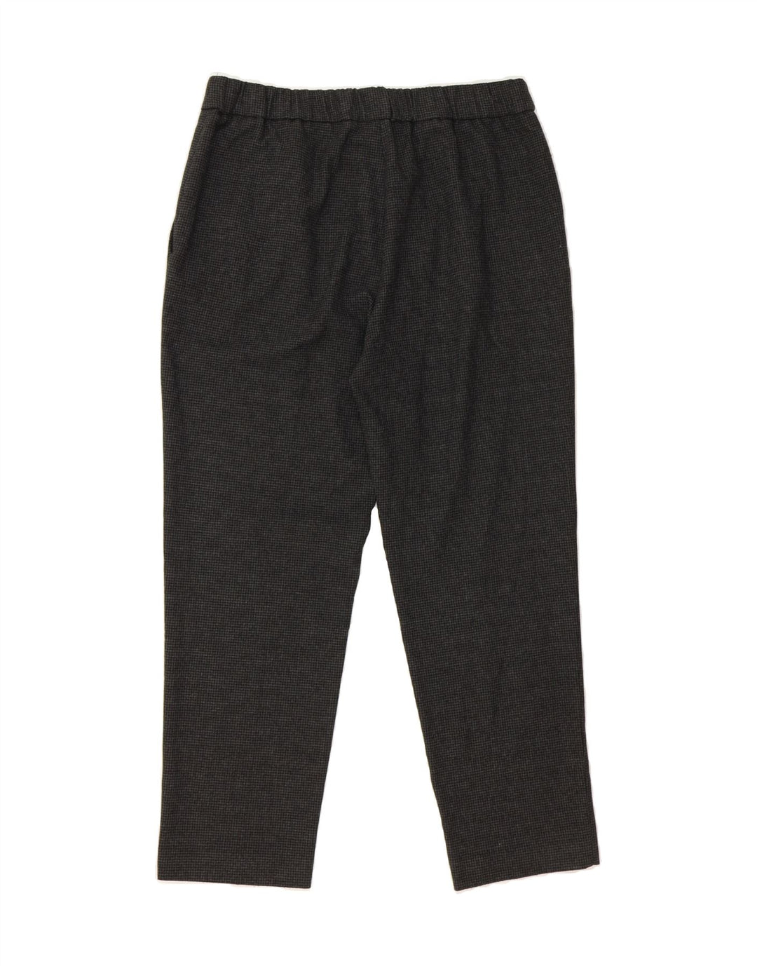 ZARA Womens Slim Chino Trousers W36 L26 Grey Houndstooth Polyester Vintage Zara and Second-Hand Zara from Messina Hembry 