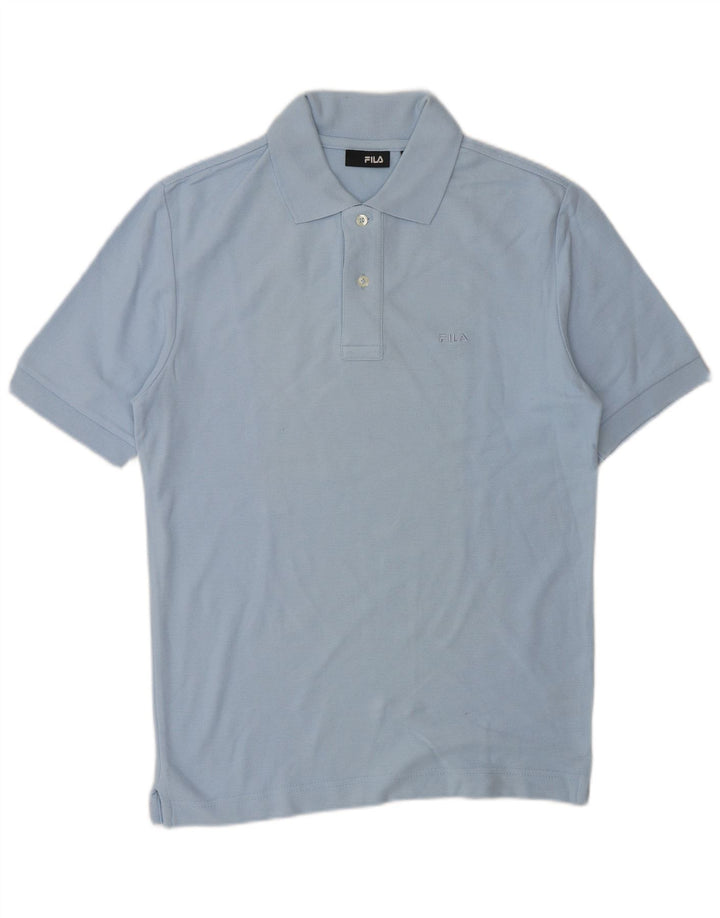 FILA Mens Polo Shirt Small Blue Cotton