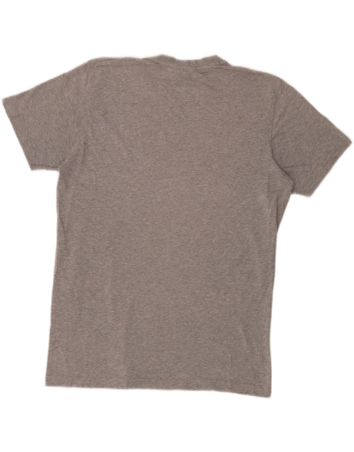 Converse Mens Graphic T-Shirt Top XL Grey Flecked Cotton