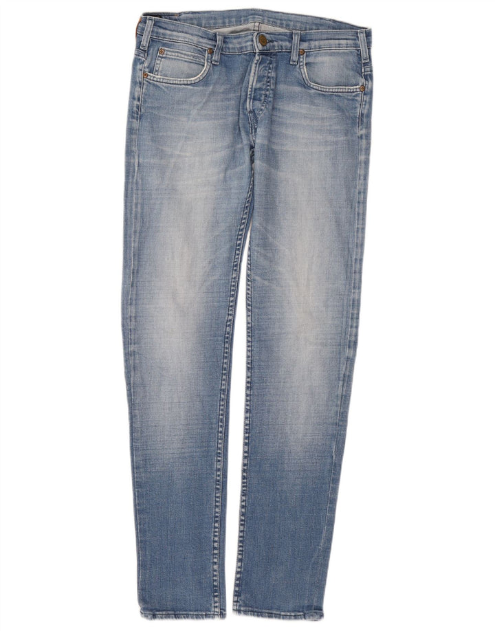 Lee Womens Powell Slim Jeans W32 L34 Blue Cotton
