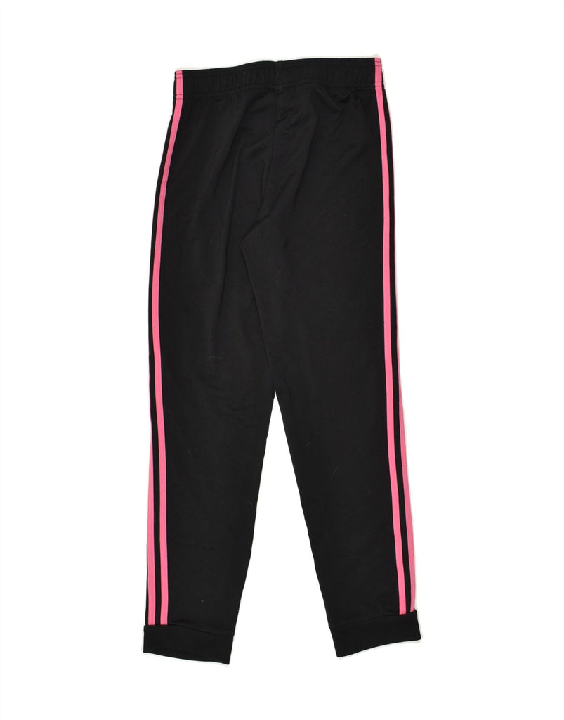 ADIDAS Girls Graphic Tracksuit Trousers Joggers 11-12 Years Black | Vintage Adidas | Thrift | Second-Hand Adidas | Used Clothing | Messina Hembry 