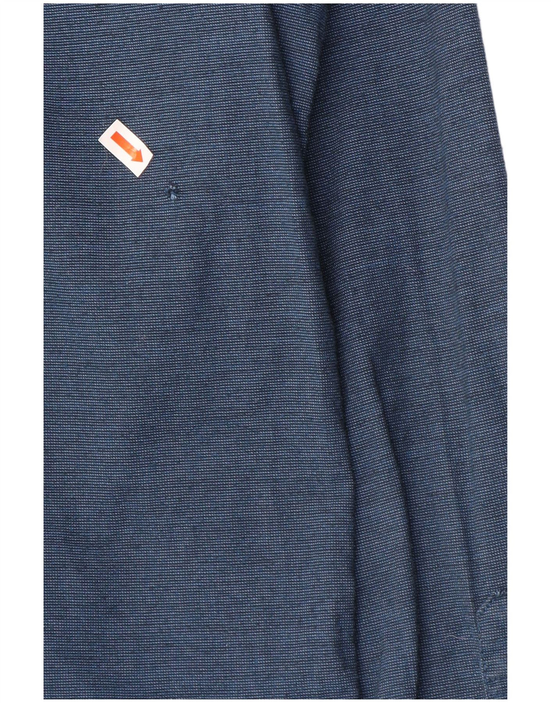 Hollister Mens Slim Fit Shirt Medium Navy Blue Cotton