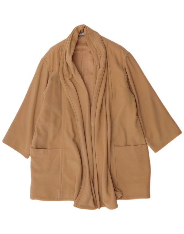 Luisa Spagnoli Womens Open Oversized Overcoat UK 10 Small Beige