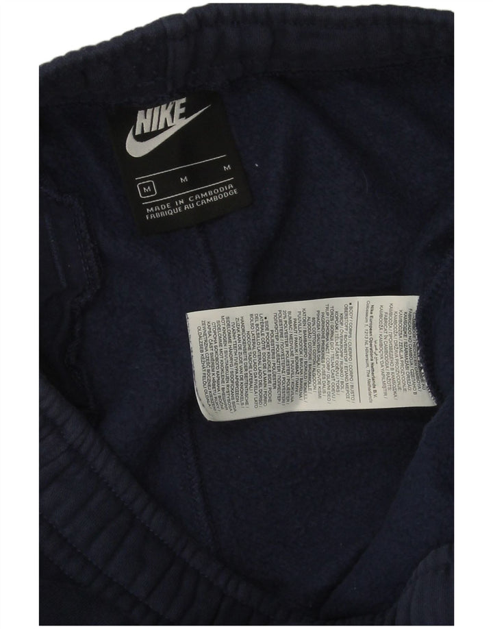 Nike Mens Tracksuit Trousers Medium Navy Blue Cotton