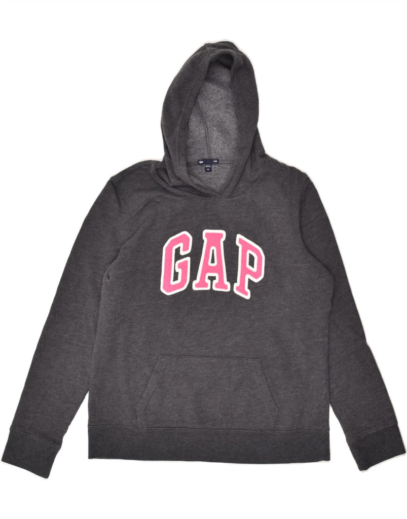 GAP Girls Graphic Hoodie Jumper 15-16 Years Medium Grey | Vintage Gap | Thrift | Second-Hand Gap | Used Clothing | Messina Hembry 