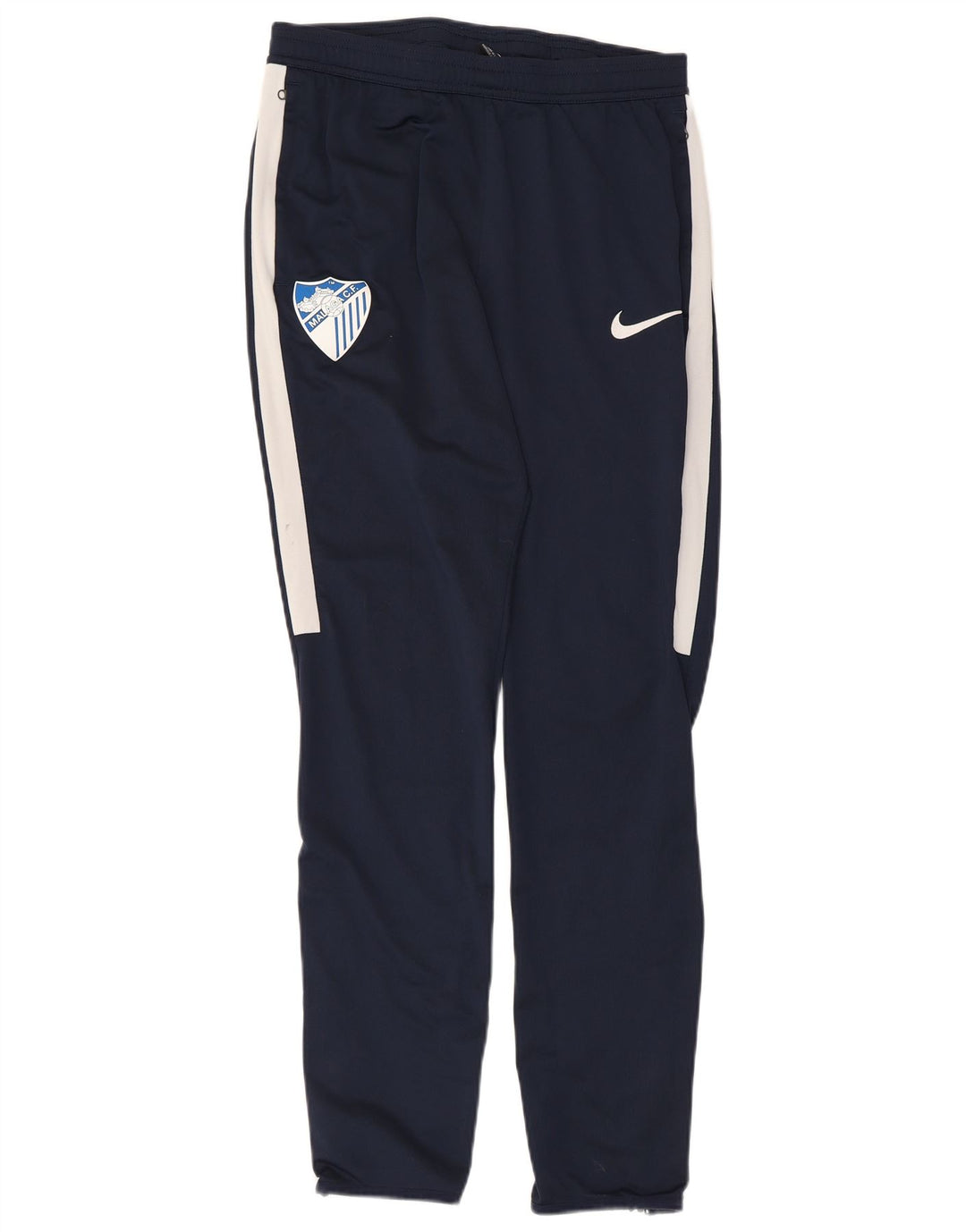 Nike Mens Malaga Graphic Tracksuit Trousers Medium Navy Blue Colourblock