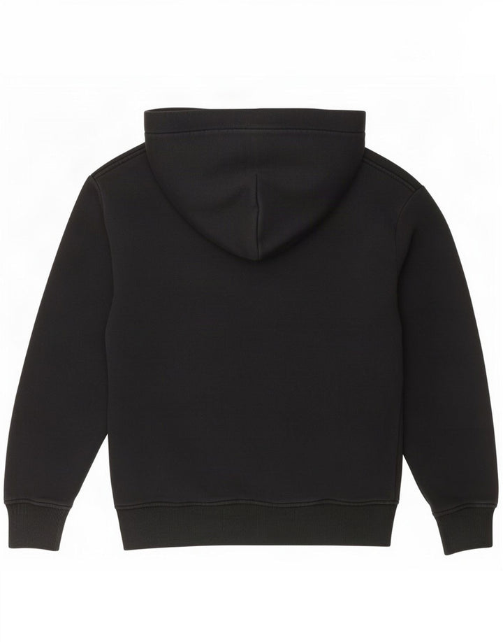 Zara Mens Hoodie Jumper Medium Black Cotton