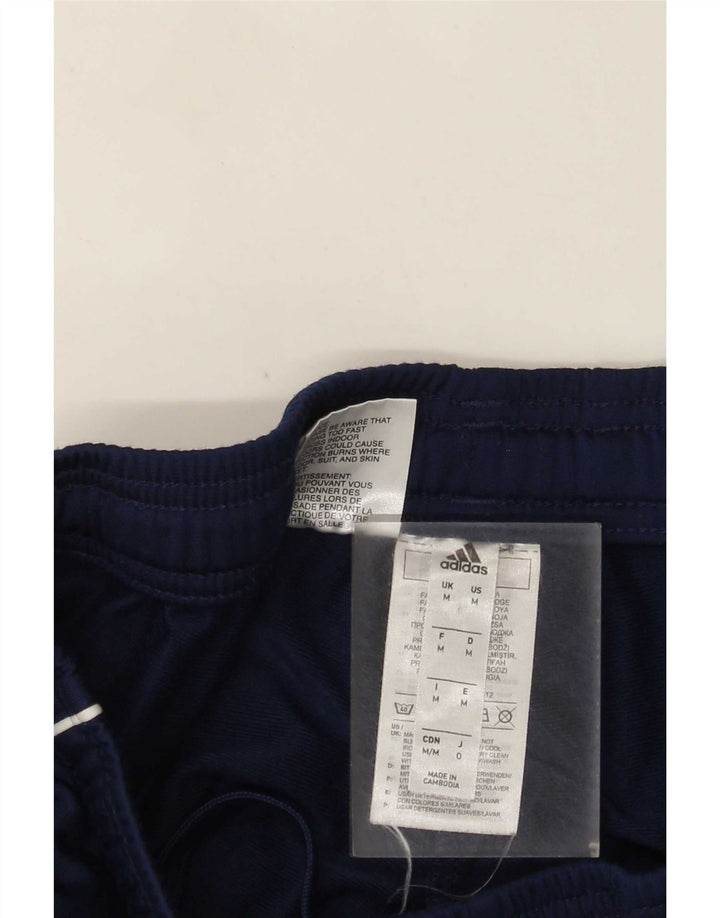 Adidas Mens Tracksuit Trousers Joggers Medium  Navy Blue Polyester