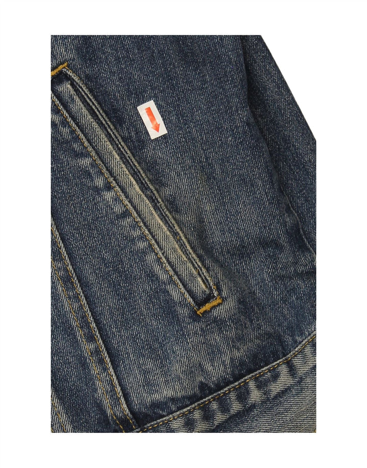 LEE Mens Denim Jacket UK 40 Large Blue Cotton