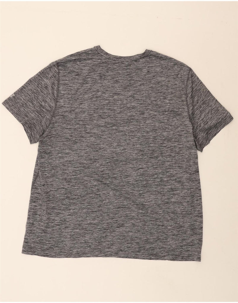 RUSSELL ATHLETIC Mens Dri-Power T-Shirt Top UK 50/52 2XL Grey Flecked Vintage Russell Athletic and Second-Hand Russell Athletic from Messina Hembry 