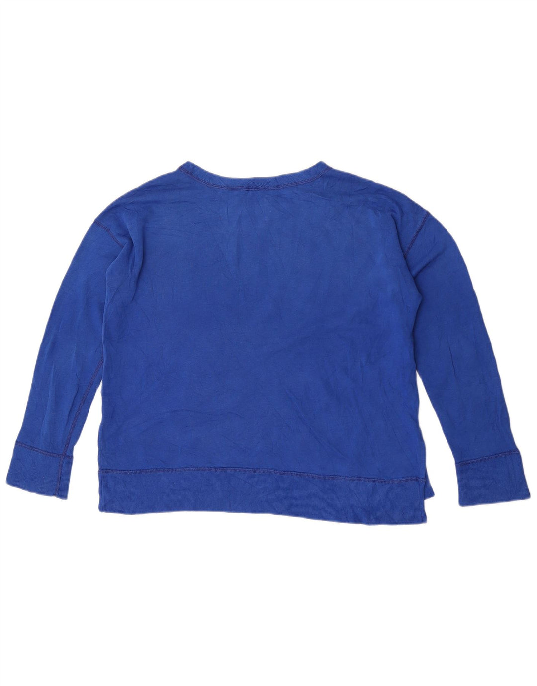 Polo Ralph Lauren Womens Oversized Sweatshirt Jumper UK 10 Small Blue