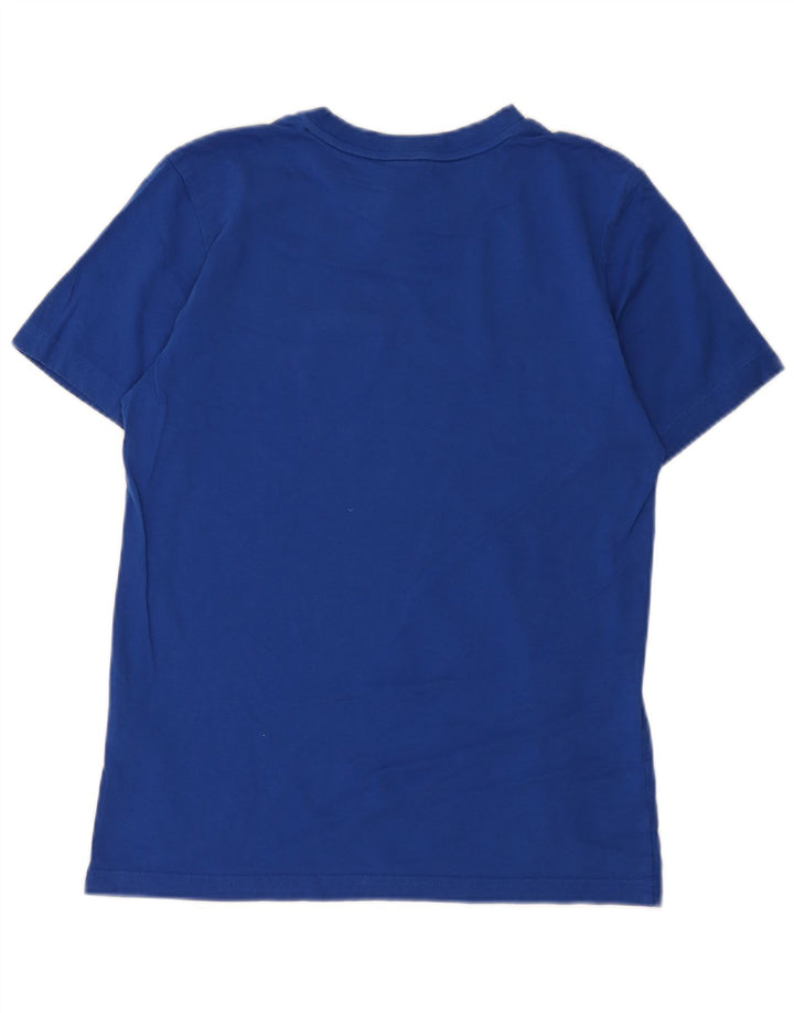 Adidas Mens Graphic T-Shirt Top Small Blue Cotton