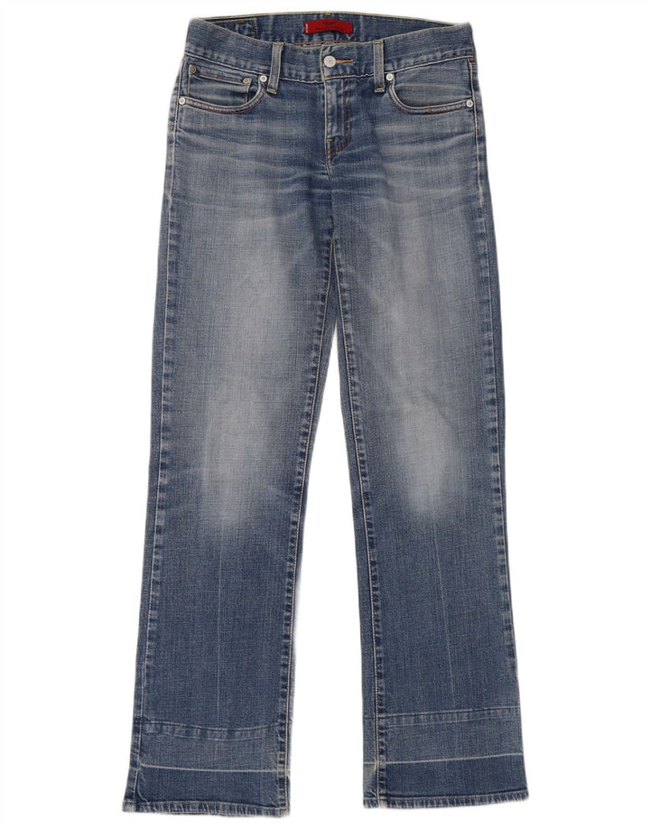 Levi's Womens Eve Square Cut Straight Jeans W30 L34 Blue Cotton