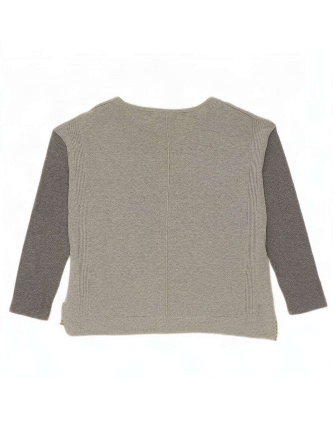 White Stuff Womens Boat Neck Jumper Sweater UK 12 Medium Grey Colourblock