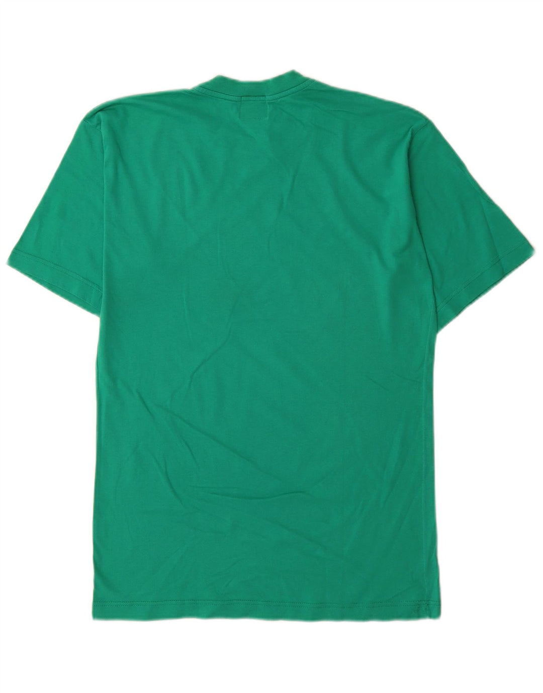 Trussardi Mens Graphic T-Shirt Top Medium Green Cotton