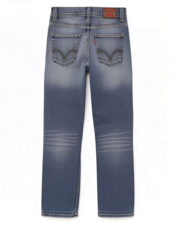 Levi's Womens 511 Distressed Slim Jeans W30 L29 Blue Cotton