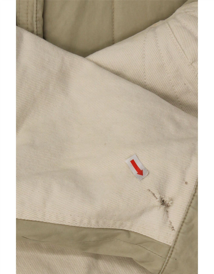 HUGO BOSS Mens Windbreaker Jacket IT 52 XL Beige Colourblock Vintage Hugo Boss and Second-Hand Hugo Boss from Messina Hembry 