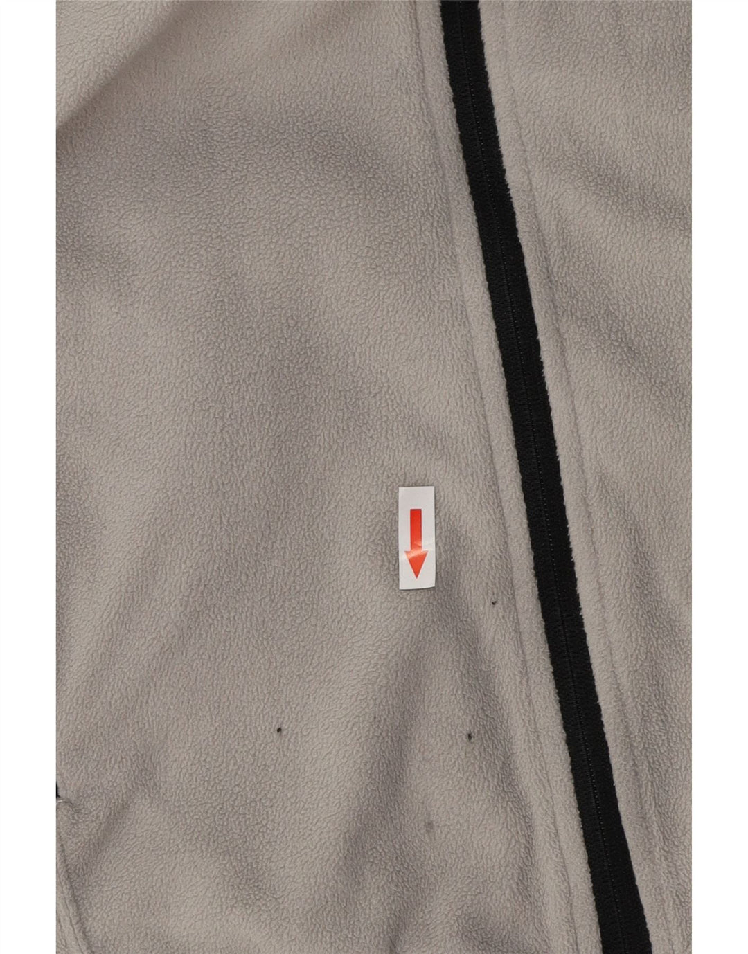 TRUSSARDI Womens Fleece Jacket UK 18 XL Grey Polyester